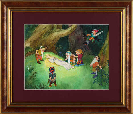 Беньяминсон Эрик Евгеньевич. Эскиз иллюстрации к сказке А. Франса "Пчёлка королевы гномов" 